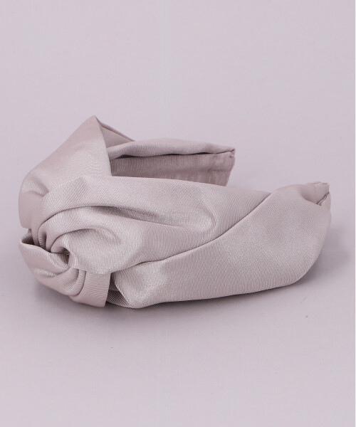 GROSGRAIN TURBANISTA HEADBAND(ONESIZE LIGHT GRAY